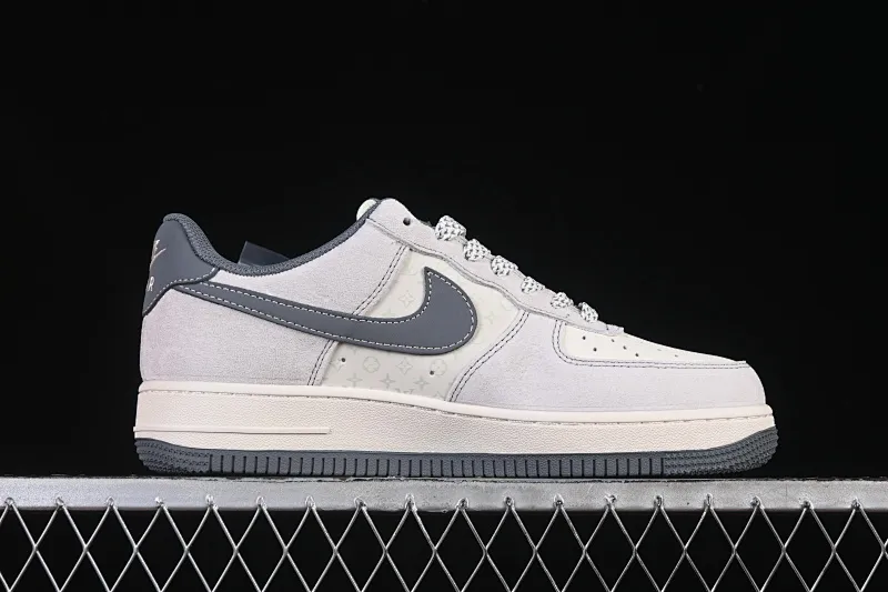 All categories Nk Air Force 1 Air Force series Nk Air Force 1 Low Air Force low-top Nike Air Force 1'07 Low LV joint gray hook woven label Air Force 1 low-top casual sneakers CX5050-Y25